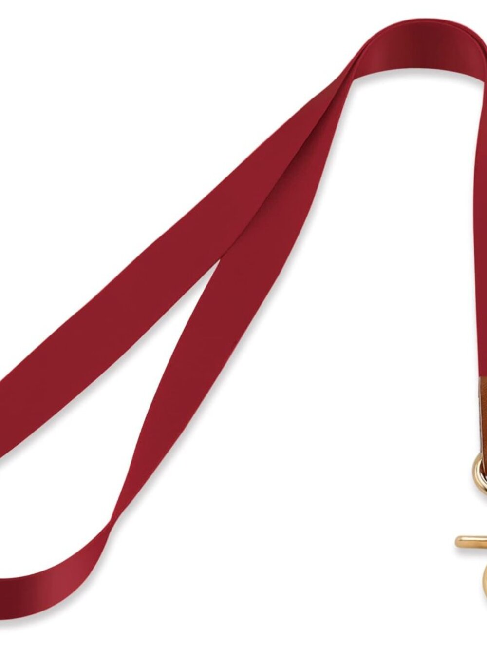 Lanyard for Id Badge, Key Lanyard for Women Men, Wine Red